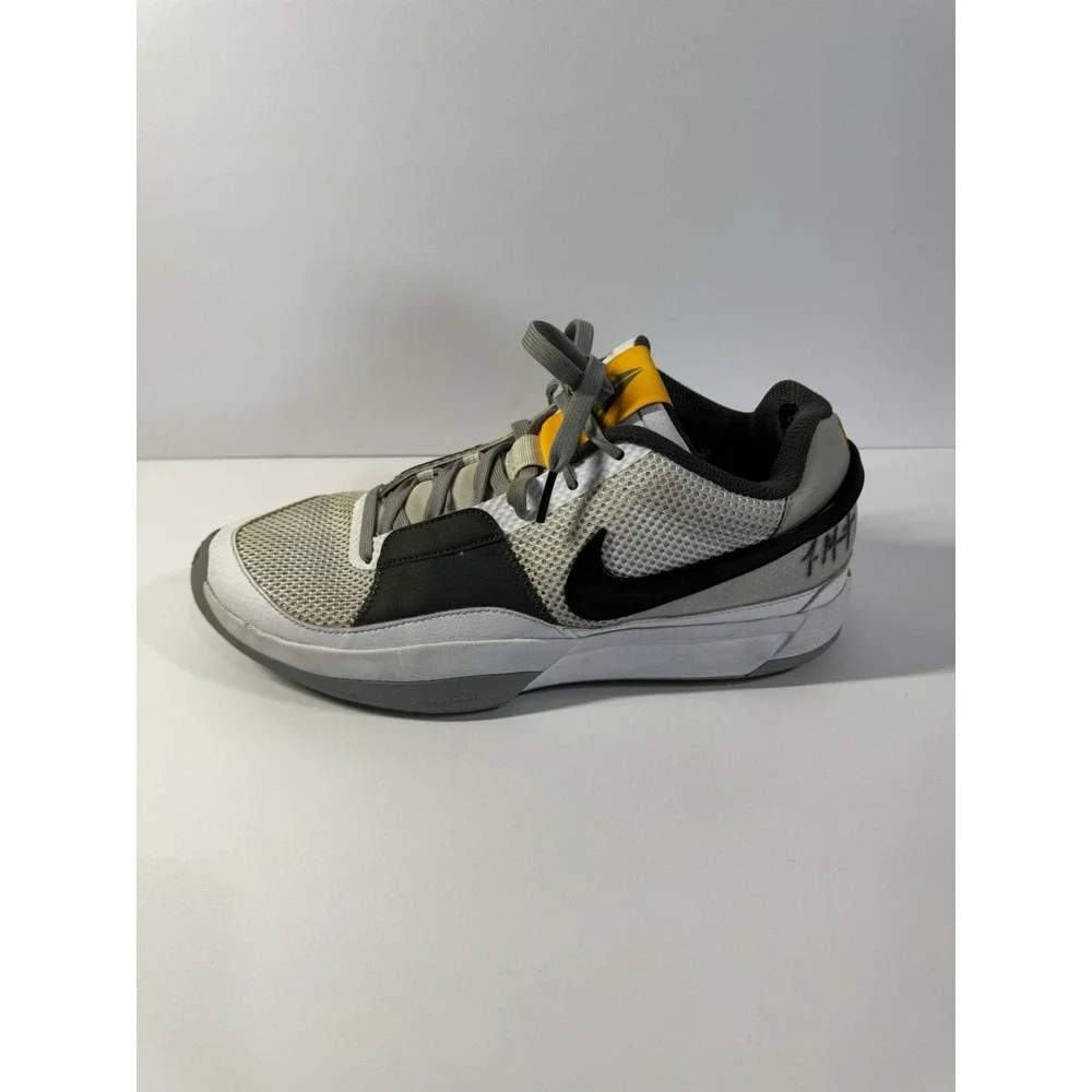 Nike Ja 1 White/Light Smoke Grey/Black/Phantom Men's Size 10 DR8785-100